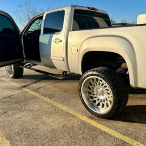 Body Armor 4x4 14-18 GM Silverado/Sierra 1500/2500/3500 (Gas Only) E-Power Board Steps - Black