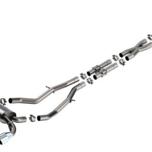 Borla 23-24 Nissan Z 2.5in S-Type Cat Back Exhaust 4.5in Tip - Stainless Steel Tips