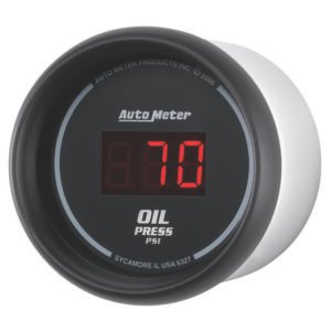 Autometer Black 0-100 psi Digital Oil Pressure Gauge