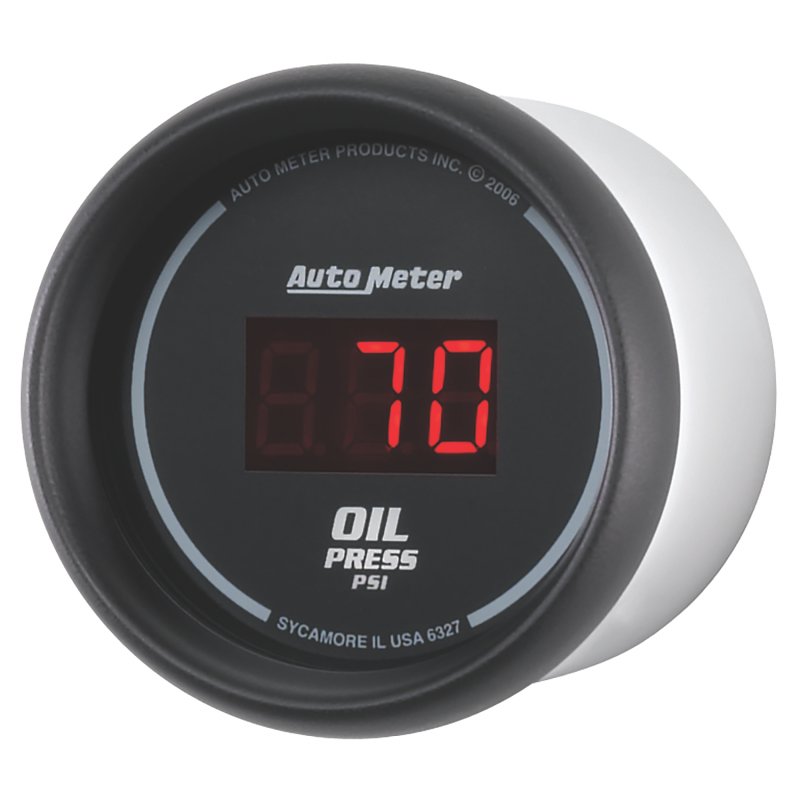 Autometer Black 0-100 psi Digital Oil Pressure Gauge
