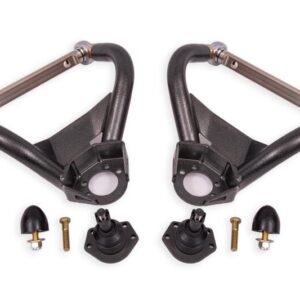 BMR 64-72 GM A-Body Adjustable Upper A-Arms Standard Ball Joint - Black Hammertone