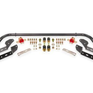 BMR 64-67 GM A-Body 1.25in Hollow 2-Hole Adjustable Front Sway Bar Kit - Black Hammertone
