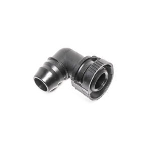 Radium Engineering V2 Quick Connect 15mm Male to 5/8in Barb 90 Degree