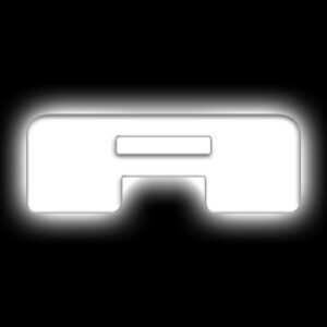 ORACLE Lighting Universal Illuminated LED Letter Badges - Matte Wht Surface Finish - A