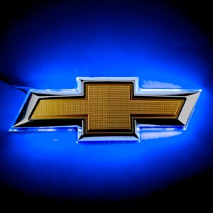 Oracle 14-15 Chevrolet Camaro Illuminated Bowtie - Dual Intensity - Blue