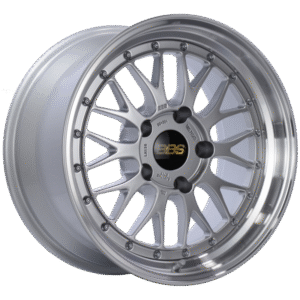 BBS LM 17x9 5x130 ET17 CB71.6 Diamond Silver Center Diamond Cut Lip Wheel