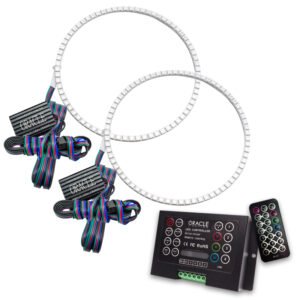 Oracle Jeep Wrangler JL/Gladiator JT LED Surface Mount Headlight Halo Kit ColorSHIFT 2