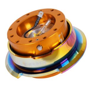 NRG Quick Release Gen 2.8 - Rose Gold Body / Neochrome Ring