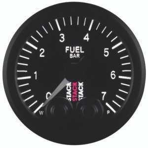Autometer Stack 52mm 0-7 Bar M10 Male Pro-Control Fuel Pressure Gauge - Black