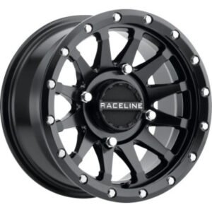 Raceline A95B Trophy 14x7in / 4x110 BP / 10mm Offset / 83.8mm Bore - Satin Black Wheel