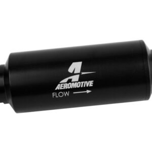 Aeromotive In-Line Marine Filter - AN-12 - 40 Micron SS Element - Black Hardcoat Finish