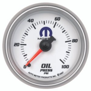 Autometer Mopar 52mm 0-100 PSI Oil Pressure Gauge