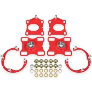 BMR Suspension 11-14 Ford Mustang Caster/Camber Plates - Red