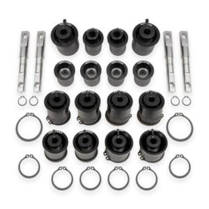 BMR 97-04 Chevrolet Corvette C5 / 05-13 Corvette C6 Front & Rear Control Arms Bearing Kit - Black
