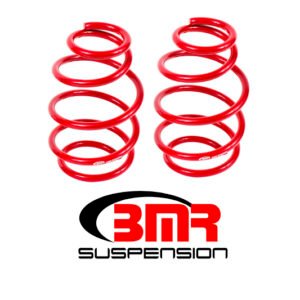 BMR 10-15 5th Gen Camaro V8 Front Lowering Springs - Red