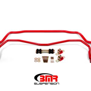 BMR 64-72 A-Body Front & Rear Sway Bar Kit w/ Bushings - Red