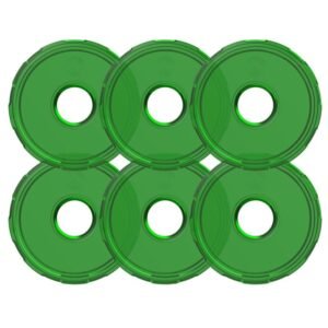KC HiLiTES Cyclone V2 LED - Replacement Lens - Green - 6-PK