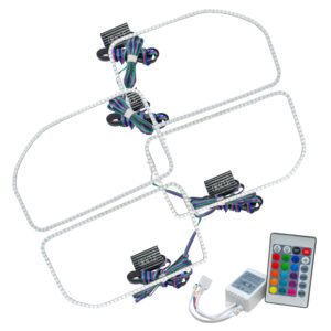 Oracle Ford F250/350 11-16 Halo Kit (Square Ring Design) - w/ Simple Controller