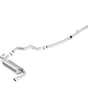 Borla 16-17 Ford Focus RS 2.3L MT Round Angle-Cut Tips Split Rear Exit ATAK Catback Exhaust