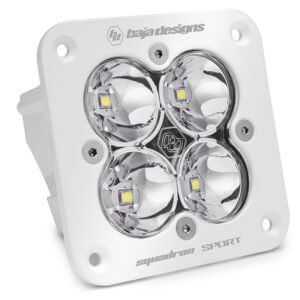 Baja Designs Squadron Sport Work/Scene Pattern White Flush Mount LED Light Pod - Clear