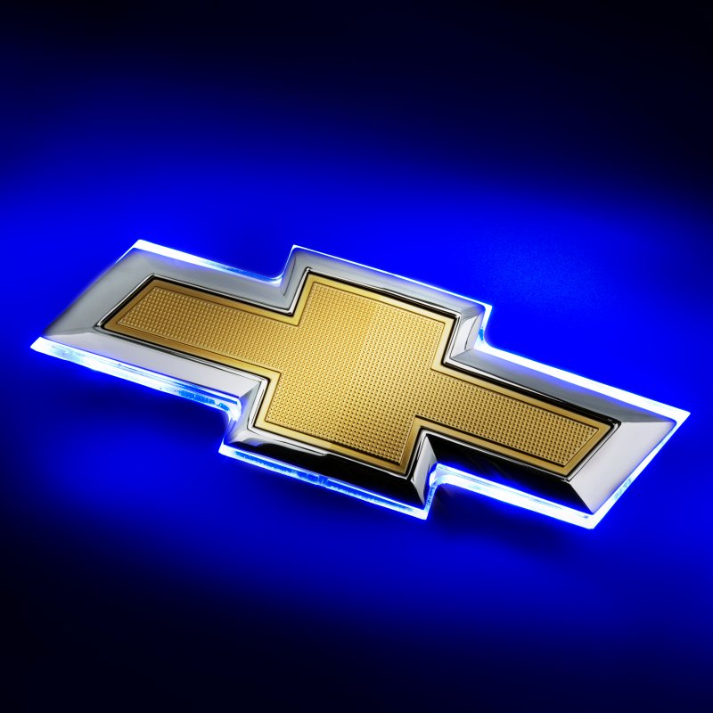 Oracle 16-19 Chevrolet Camaro Illuminated Bowtie - Dual Intensity - Blue
