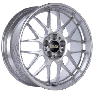 BBS RG-R 18x8.5 5x120 ET22 Diamond Silver Wheel -82mm PFS/Clip Required