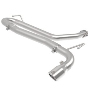 aFe Takeda 2.5in 304 SS Axle-Back Exhaust w/o Muffler w/Polish Tip 18-22 Hyundai Kona L4-1.6L(t) AWD