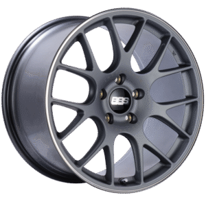 BBS CH-R 20x11.5 5x130 ET65 CB71.6 Satin Titanium Polished Rim Protector Wheel