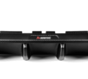 Akrapovic 18+ BMW M5 (F90) Rear Carbon Fiber Diffuser - Matte w/Red Akrapovic Logo