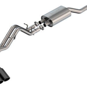 Borla 2024+ Ford Ranger XLT S Type Catback System - Black Chrome