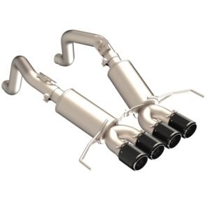 MBRP 14-19 Chevrolet Corvette 3in Dual Split Rear Cat Back w/ Carbon Fiber Tips