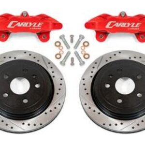 BMR 14-19 Chevrolet Corvette Brake Kit For 15in Conversion Drilled And Slotted Rotors/Red Calipers