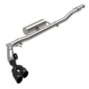 aFe Rebel Series 3in 304 SS Cat-Back Exhaust Side Exit w/ Black Tips 19-20 Ford Ranger L4-2.3L (t)