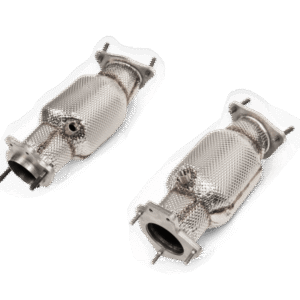 Akrapovic 2020+ Chevrolet Corvette C8 Link Pipe Set w/Catalytic Converter (SS)