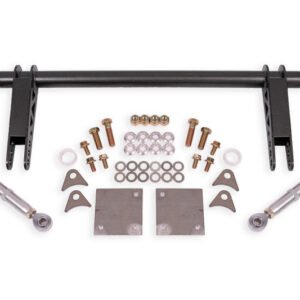 BMR 79-04 Ford Mustang 1.375in Rear Weld-on Anti-roll Bar Kit Hollow - Black Hammertone