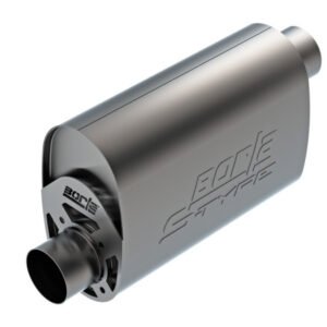 Borla CrateMuffler LS3 3in Offset In/Offset Out 14in x 4.35in x 9.10in Oval Muffler S-Type