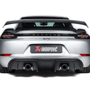 Akrapovic 2020+ Porsche Cayman GT4 (718) Slip-On Race Line (Titanium) (Req Tips / Option 2)