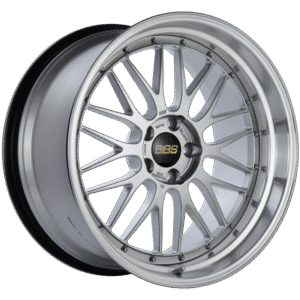 BBS LM 20x10.5 5x114.3 ET20 CB66 Diamond Silver Center Diamond Cut Lip Wheel