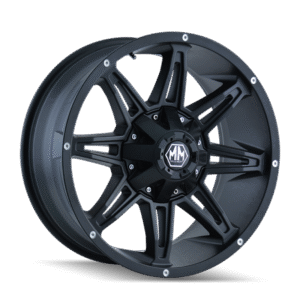 Mayhem 8090 Rampage 20x9 / 6x135 BP / 18mm Offset / 106mm Hub Matte Black Wheel