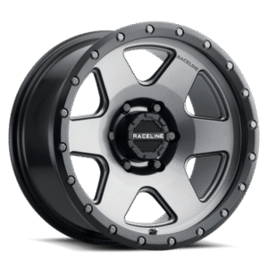 Raceline 946G Boost 18x8in / 5x127 BP / 35mm Offset / 71.5mm Bore - Gunmetal Wheel