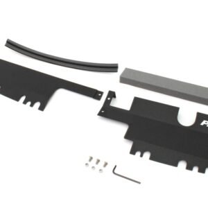 PERRIN 15-21 Subaru WRX/STI Radiator Shroud (With OEM Intake Scoop) - Black