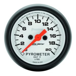 Autometer Phantom 2 1/16in 2000 Deg F Digital Stepper Motor Pyrometer (EGT) Gauge