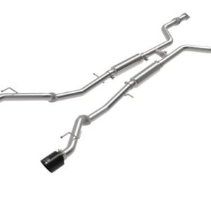 aFe Nissan Z 23-23 V6-3.0L Takeda 2-1/2in 304 Stainless Steel Cat-Back Exhaust System w/ Black Tips