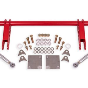 BMR 79-04 Ford Mustang 1.375in Rear Weld-on Anti-roll Bar Kit Hollow - Red