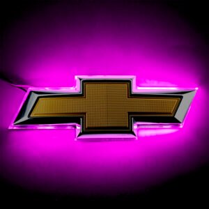 Oracle 14-15 Chevrolet Camaro Illuminated Bowtie - Dual Intensity - Pink