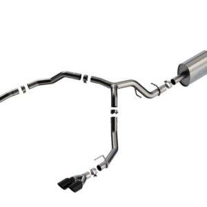 Borla 21-22 Chevy Tahoe 5.3L V8 2/4WD 4DR 3in/2.75in S-Type Cat-Back Exhaust w/ Black Chrome Tips
