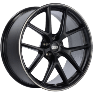 BBS CI-R 20x9 5x120 ET25 Satin Black Polished Rim Protector Wheel -82mm PFS/Clip Required