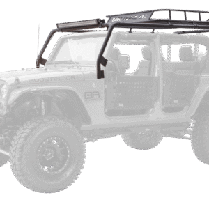 Body Armor 4x4 07-18 Jeep Wrangler JK 2/4 Door Cargo Roof Rack Box 1 Of 2