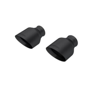 MBRP 15-23 Dodge Charger 5.7L/6.2L/6.4L T304 3in ID / 5in OD Out / 8in Length Angle Cut Black Tip