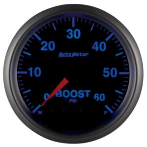 Autometer Elite 52mm 0-60 PSI Boost Peak & Warn w/ Electronic Control Gauge